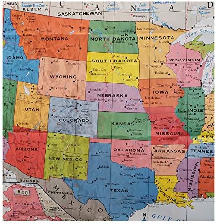 アルティメットジャンボアメリカ壁地図 米国地図ポスター 米国50州 40インチ X 28インチ すべての主要都市含む B07knlrw6q 2 438円 大人気 New Arrival 最安値挑戦 年中無休 高品質 通販