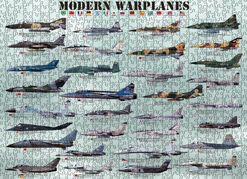 EuroGraphics Modern Warplanes Puzzle (1000-Piece)