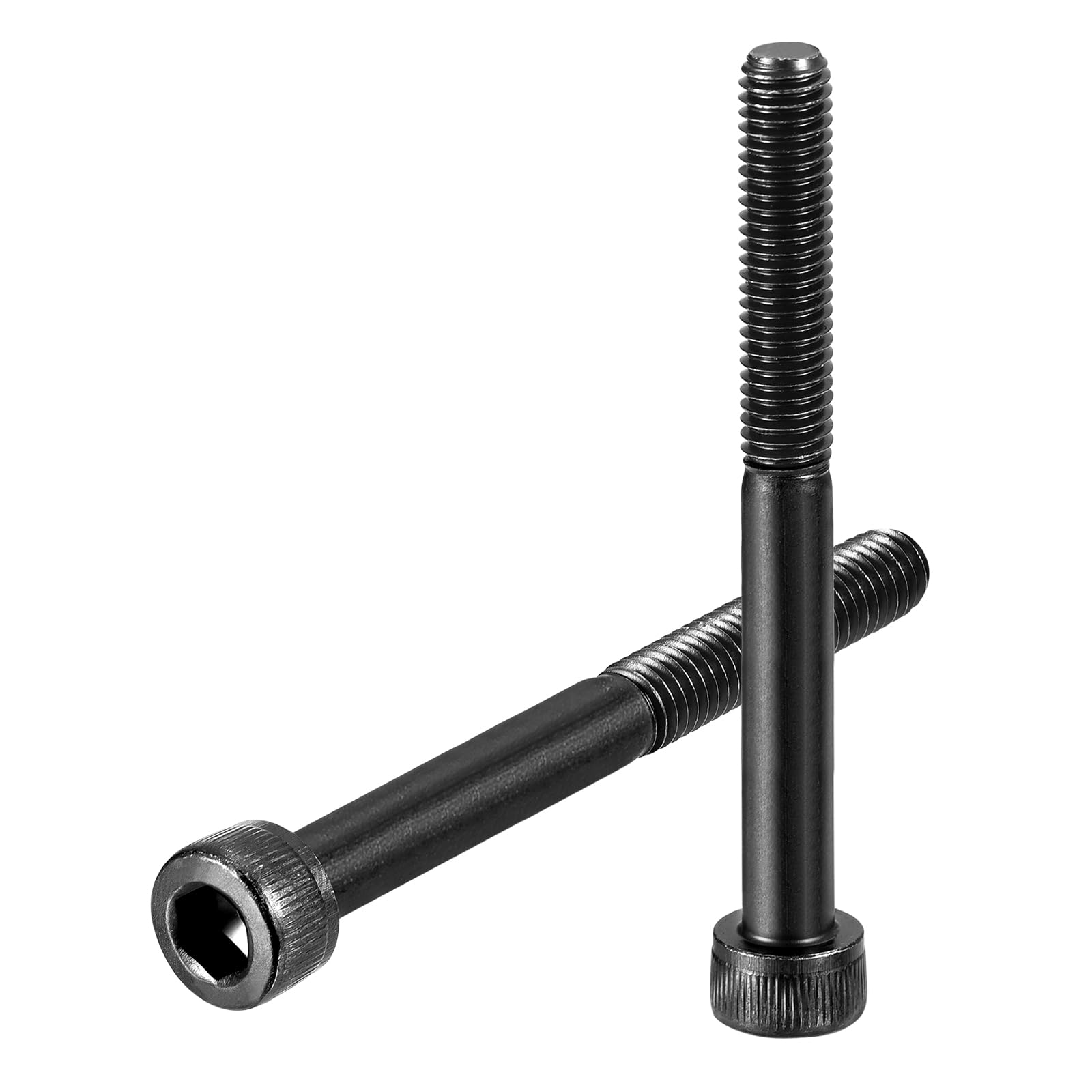 uxcell Hex Socket Bolts (M5-0.8x50), Grade 12.9 Carbon Steel Hex Socket Drive Screws, Black, 50 Pcs โ image 1