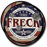 Freck Bar and Grill Rubber Drink Coasters - 4 Pack
