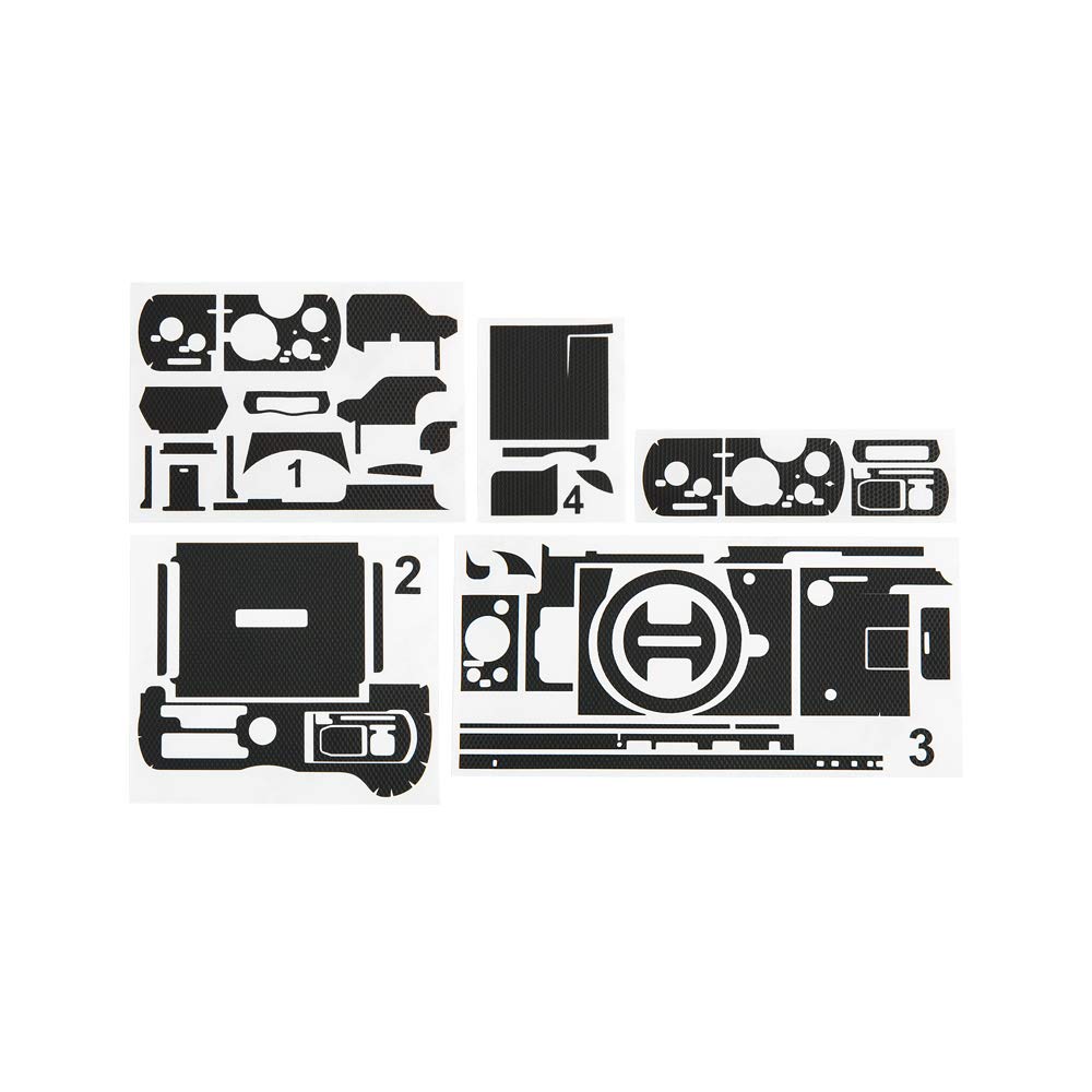 KIWIFOTOS Camera Body Skin Guard Protector Anti-Scratch Cutting Sticker Protector Film for Panasonic DC-G100 / G110 - Matrix Black