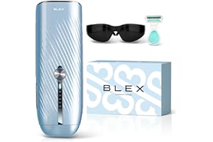 Blex Laser Hair Removal for Women and Men, IPL Laser Hair Removal Device with Permanent Results, Effective in 2 Weeks, Ultra-Fast 0.2s Light Emission, Painless at-home Hair Remover