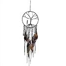 Black Dream Catcher of The Tree of Life for Home Wall Car Hanging Decor
