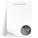 Personalized Stationery Notepads for Women Notepads