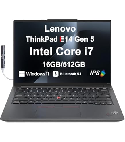 Amazon.com: Lenovo ThinkPad E14 Gen 5 21JK0084US 14