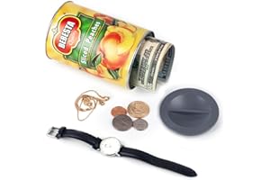 BEBESTA Fake Can Safes Diversion Secret Stash Safes(Yellow peach)