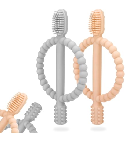 Tubes De Dentition Bébé Silicone 5 Pièces - Sans BPA, Congelables Et Bouillissables