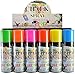 Spray Chalk, 6 Colors (24 Cans)