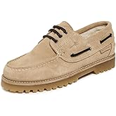 Manebi Women's Suede Tank Boat Shoes