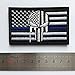SpaceAuto USA American Flag Skull Military Army Tactical Morale Badge Hook & Loop Decorative Patch 3.15
