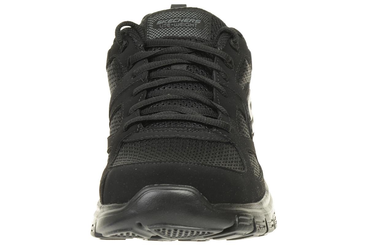 Skechers Burns- Agoura Herren Turnschuhe, Black, 47.5 EU