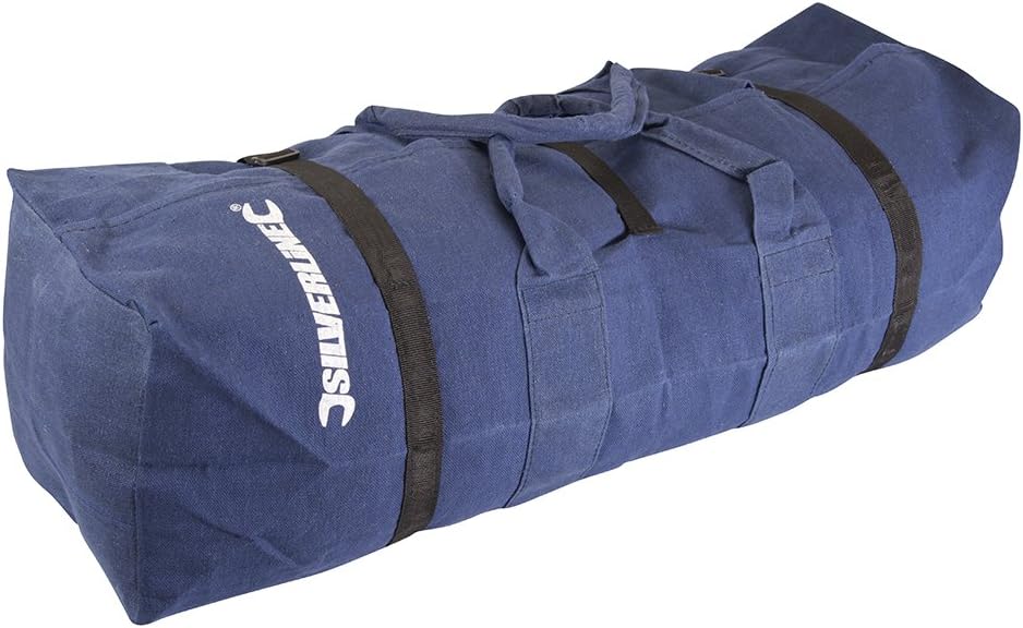 Silverline TB56 Canvas Tool Bag Large 760x430x215mm Heavy Duty Storage