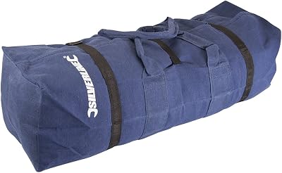 Silverline TB56 Canvas Tool Bag Large 760x430x215mm Heavy Duty Storage