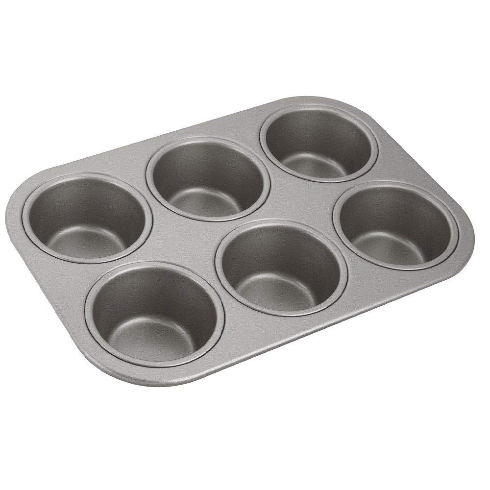 Judge Non-Stick Large Cupcake or Muffin Tin with 6 Cups, Dishwasher Safe, 27cm x 18cm x 3cm — image 1