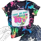 AMWIPE 80s Shirts for Women I Love The 80s Tshirts for Girls 1980 Themed Style Outfit for Party