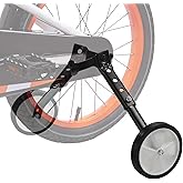 Bike Training Wheels for 18/20/22 Inch Bike, Metal Construction, Universal Adjustable Support Brackets 5.1 in Wheel, Easy Install Rear Wheel Balance Support