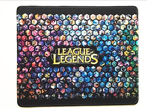 Gaming 12"x10"x 1" LOL League of Legend All Hero Logo Mouse Pad High Sensitivity Waterproof Nonskid