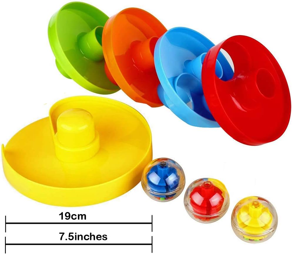 WEofferwhatYOUwant Ball Drop Toy - Montessori STEM Tower for Toddlers 9M+, Multicolored, 12 cm x 24 cm x 19 cm - Image 4