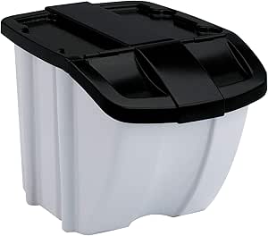 Amazon.com: 18 Gallon Storage Trends Industrial Recycling Bin [Set of 2