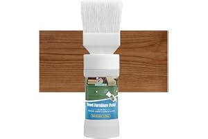 NEWALLENCE Wood Grain Furniture Paint for Cabinets, Doors, Tables, Chairs and Dressers All In One Refinishing Matte Wood Paint Kit Water-Based No Need Prime No Varnish Easy to Use 6.35oz-1 Pack (Dark Oak)