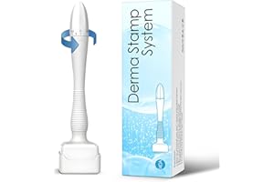 Titanium Microneedles Derma Stamp - 0-3mm -Microneedling Pen Skin Care Tool - Microneedling Roller for Men and Women