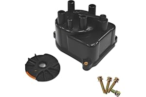 ESWW Ignition Distributor Cap and Rotor Kit Set for Honda Distributor Cap Replacement 30102-P54-006 30103-P08-003 for Honda A