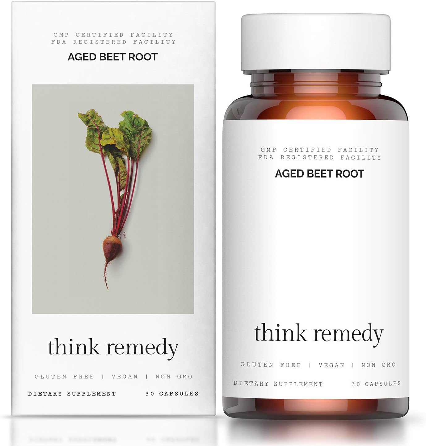 Amazon Com Aged Beet Root Capsules Beet Pills For High Blood Pressure And Stamina Organic Beet Root Powder Nitric Oxide Supplement Nitrate No Sugar 30 Capsules Beet