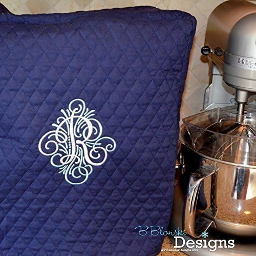 Custom Made to Order Monogram KitchenAid Mixer Cover Choose Colors
