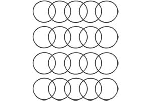 uxcell Nitrile Rubber O-Rings, 30mm OD 27mm ID 1.5mm Width, Metric Sealing Gasket, 20 Pieces