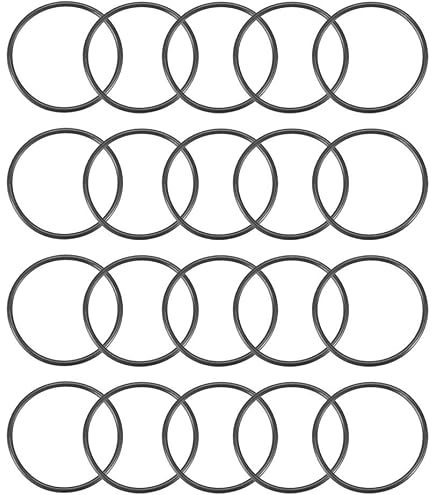 10-Pack PTFE (Teflon) O-Rings, AS568A Size 010, 1/4" ID X 3/8" OD X 1/16" Width, 55D Hardness, White - View #7