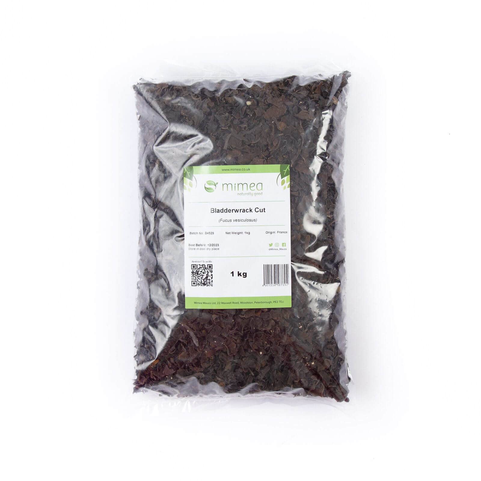 Mimea Bladderwrack Cut | 1kg | Quality Ingredients | Source of Iodine | Nutrients Rich