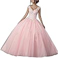 QXMYOO Ball Gown Quinceanera Dresses Sweet 16 Prom Party Princess Dress for Teens