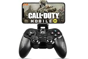 MEGADREAM Android Game Controller Key Mapping Function Wireless Gaming Controller Gamepad for PUBG Mobile, Call of Duty Mobile, Android Phone/Tablet, Samsung, Redmi, Motorola, One+ - Not for iOS/PC (Black)