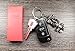 Mehr® F1 Race Car Key Chain | Driver Keychain w Key Ring (Chrome)