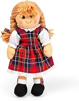 Bigjigs Toys Iona Doll Medium 30cm Rag Doll Soft Plush Baby Gift