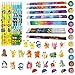 168 pc Pokemon Party Favor Bundle Pack: 6 Pokemon Figures, 6 Poke Ball, 144 Sticker, 6 Pencil & 6 Eraser