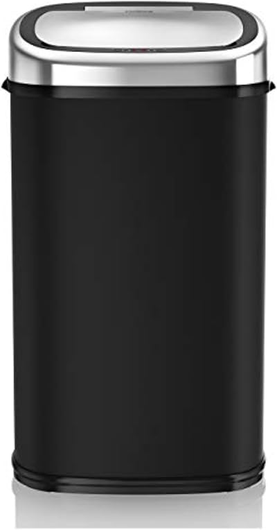 Tower T80900 Kitchen Bin with Sensor Lid 58 L Black Infrared Touchless
