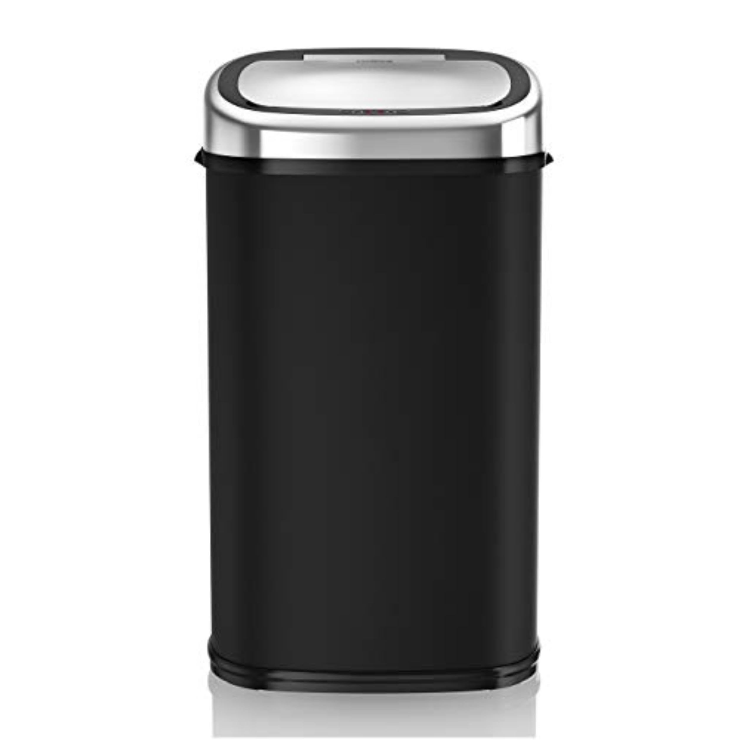 Tower T80900 Kitchen Bin with Sensor Lid, Touchless for Hygienic Waste Disposal, Infrared Technology, 58 Litre, Black