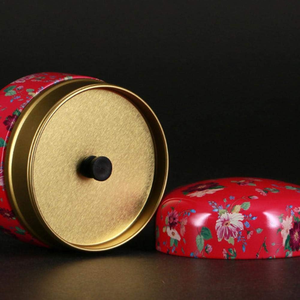 Duhe Tea Caddy Can Universal Seal Small Metal Mini Portable Eco-Friendly Odorless Travel Round Can Iron Box