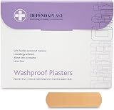 Reliance Medical Dependaplast Washproof Plasters 7.5 cm x 2.5 cm Box 100