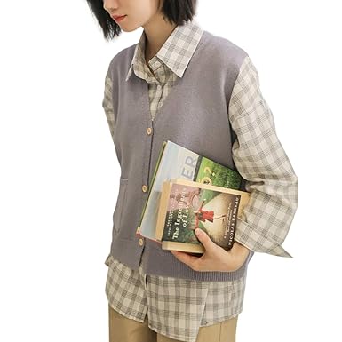 新着ニット ベスト 前開き レディース 人気のファッション画像
