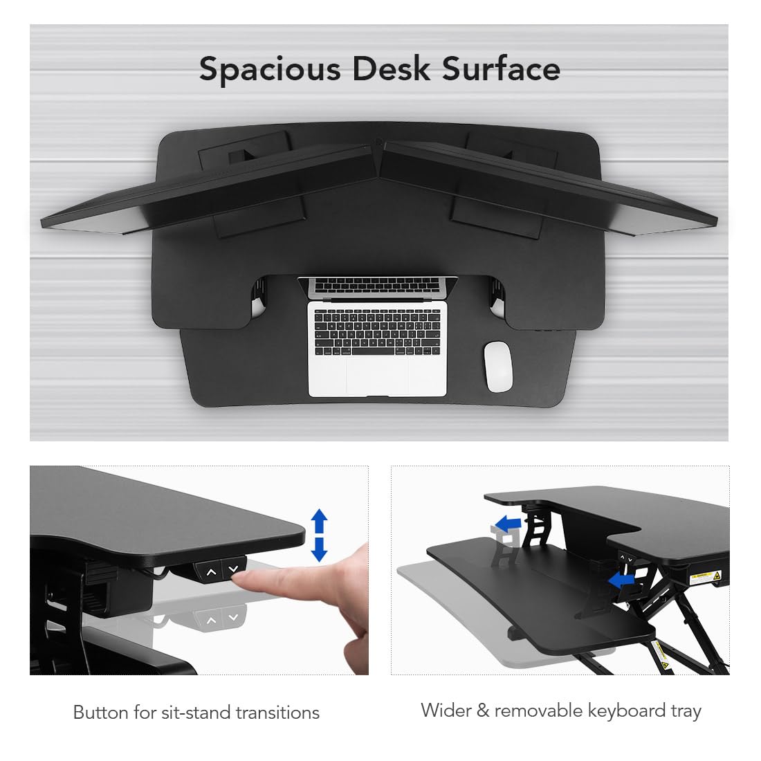 FLEXISPOT Electric Standing Desk Converter 36