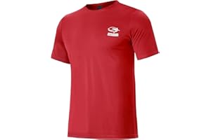 Haimont Men's UPF 50+ Sun Protection Fishing Shirts Short Sleeve Quick Dry Swim T-Shirt UV Workout Athletic Tee Shirt