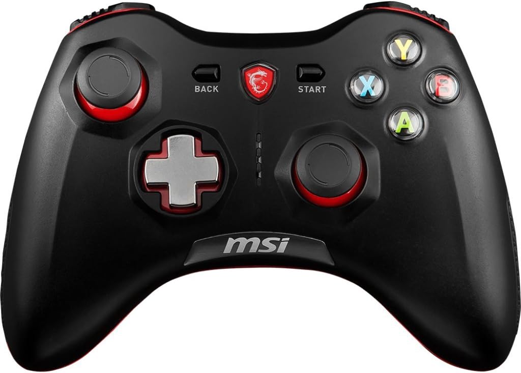 MSI Gaming Wireless Rechargeable Dual Vibration Gaming Controller for PC and Android (FORCE GC30): Computers & Accessories