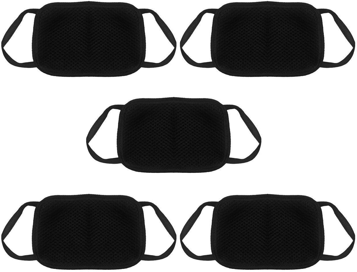 Kaptron Anti Pollution Air Filter Washable Mask for Smoke Allergy 5 pieces