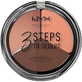 NYX PROFESSIONAL MAKEUP 3 Steps to Sculpt, Face Sculpting Contour Palette - Deep