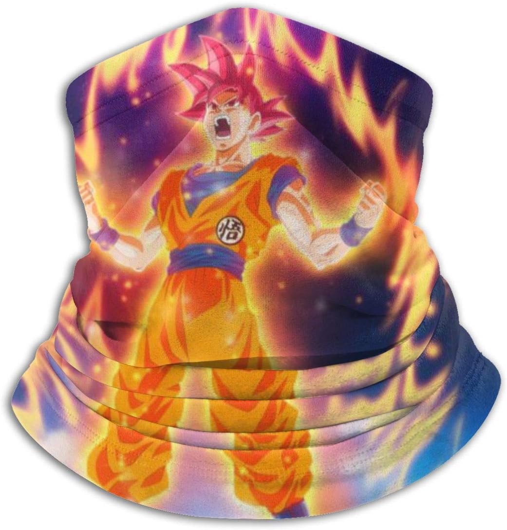 Dragon Ball Z Goku Face Bandana Mask,Neck Gaiter Half Face Mask for Outdoors, Festivals, Sports