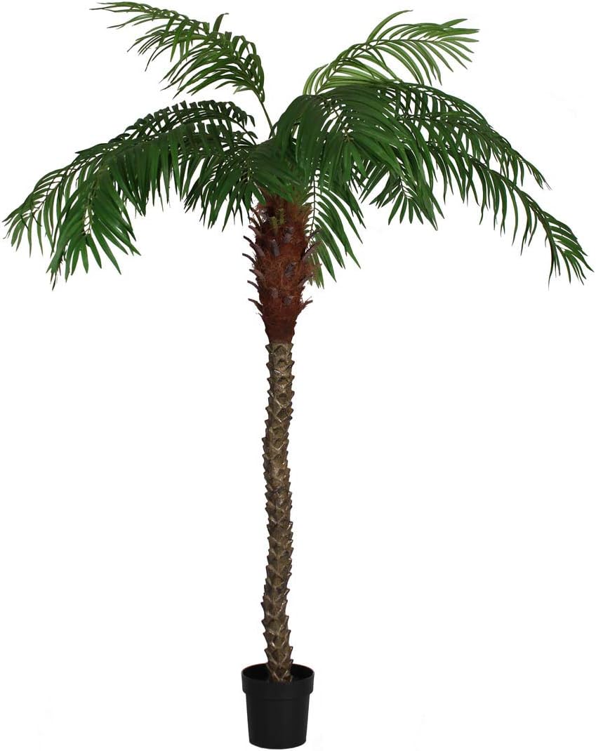 Blooming Artificial – Large Artificial Phoenix Palm Tree, Suitable for Indoor Use, Available in Two Sizes, Pre-Potted
