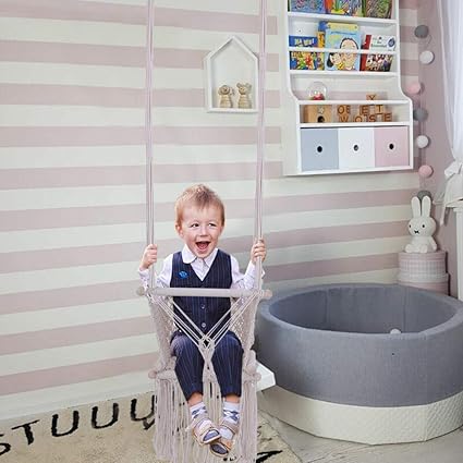 baby swing inside house