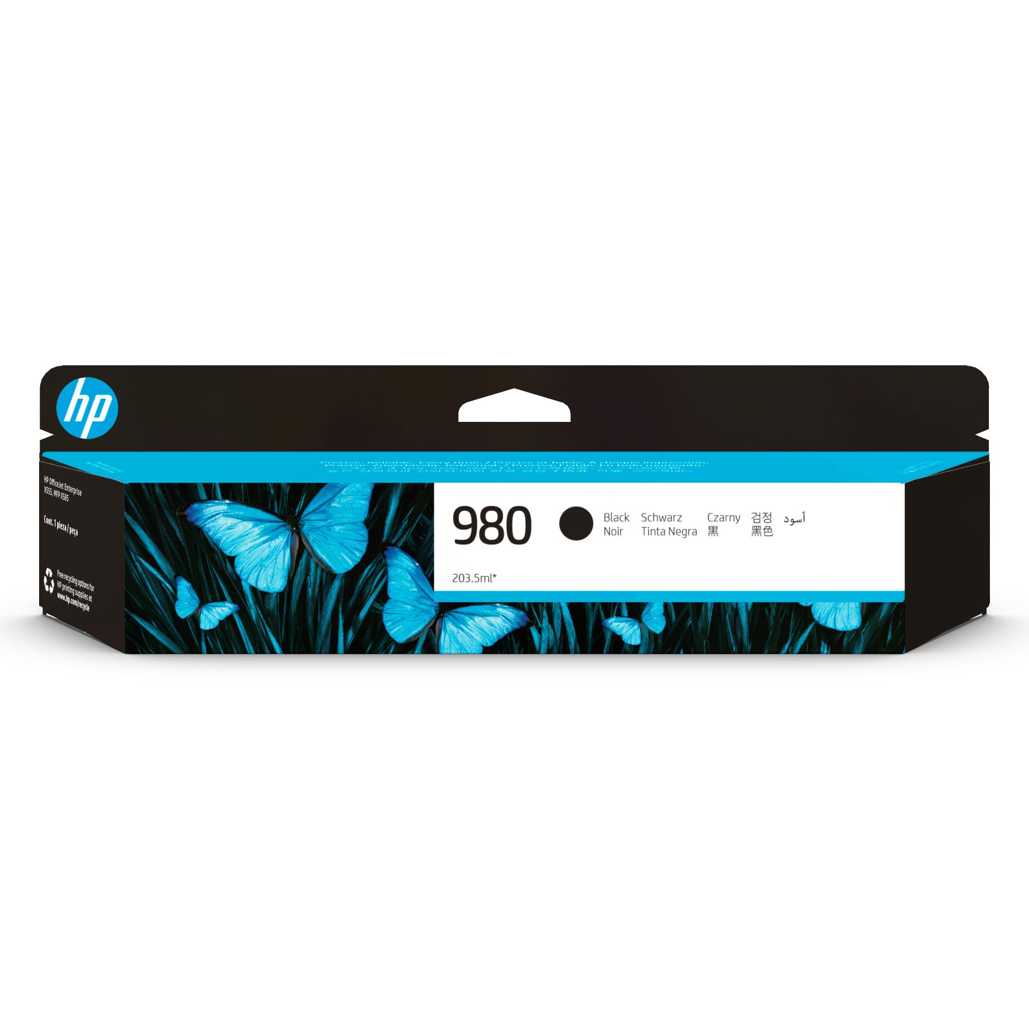 HP D8J10A 980 Original Ink Cartridge, Black, Single Pack — image 1